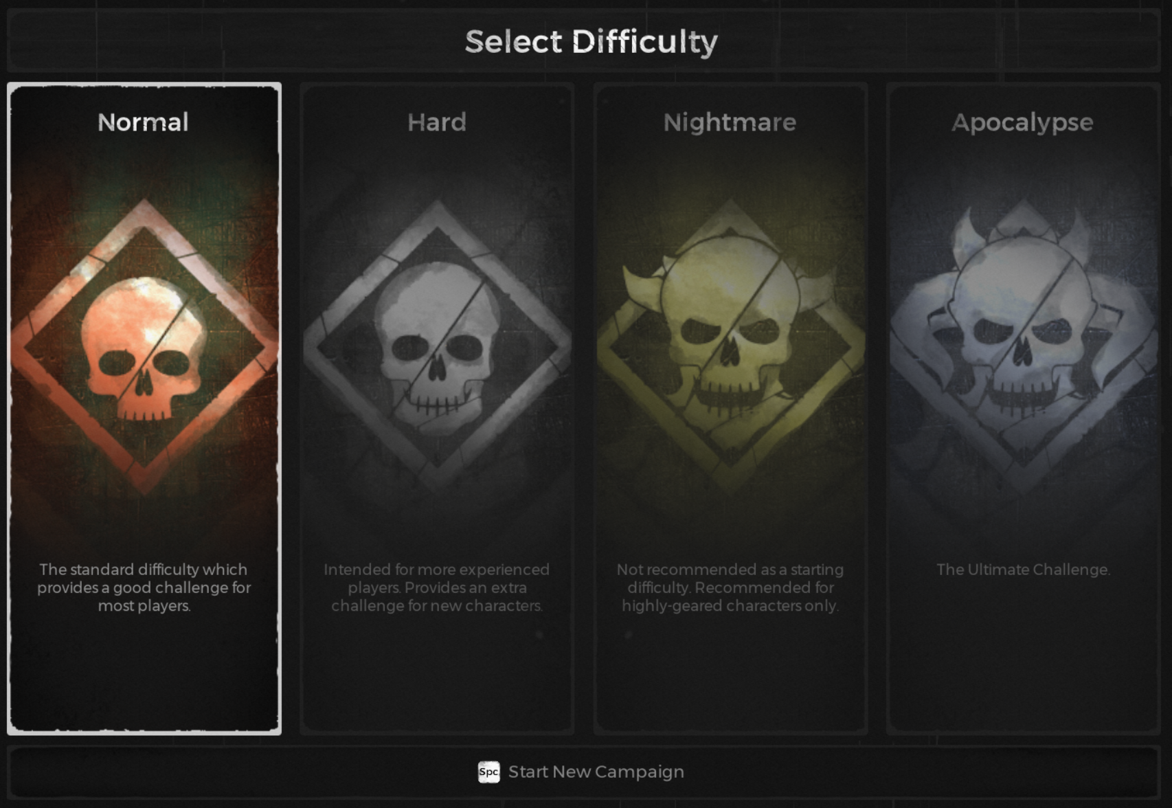 Difficulty Settings